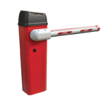 Automatic boom barrier gate opener with FAAC branding in Prestons, New South Wales, Australia"