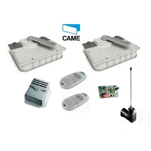 Dual CAME underground swing gate motors with accessories, best swing gate motor Australia from SAMT Garage & Gate Automation, Prestons.