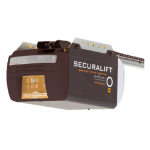 Securalift chain drive garage door opener motor unit, shown in Prestons, New South Wales, Australia