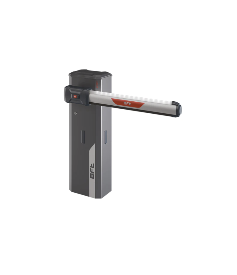 High-security automatic boom gate system for controlled entry by SAMT Garage & Gate Automation, Australia.