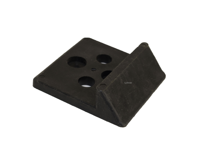 Heavy-duty rubber gate stopper for automatic gate systems by SAMT Garage & Gate Automation, Prestons, New South Wales, Australia.