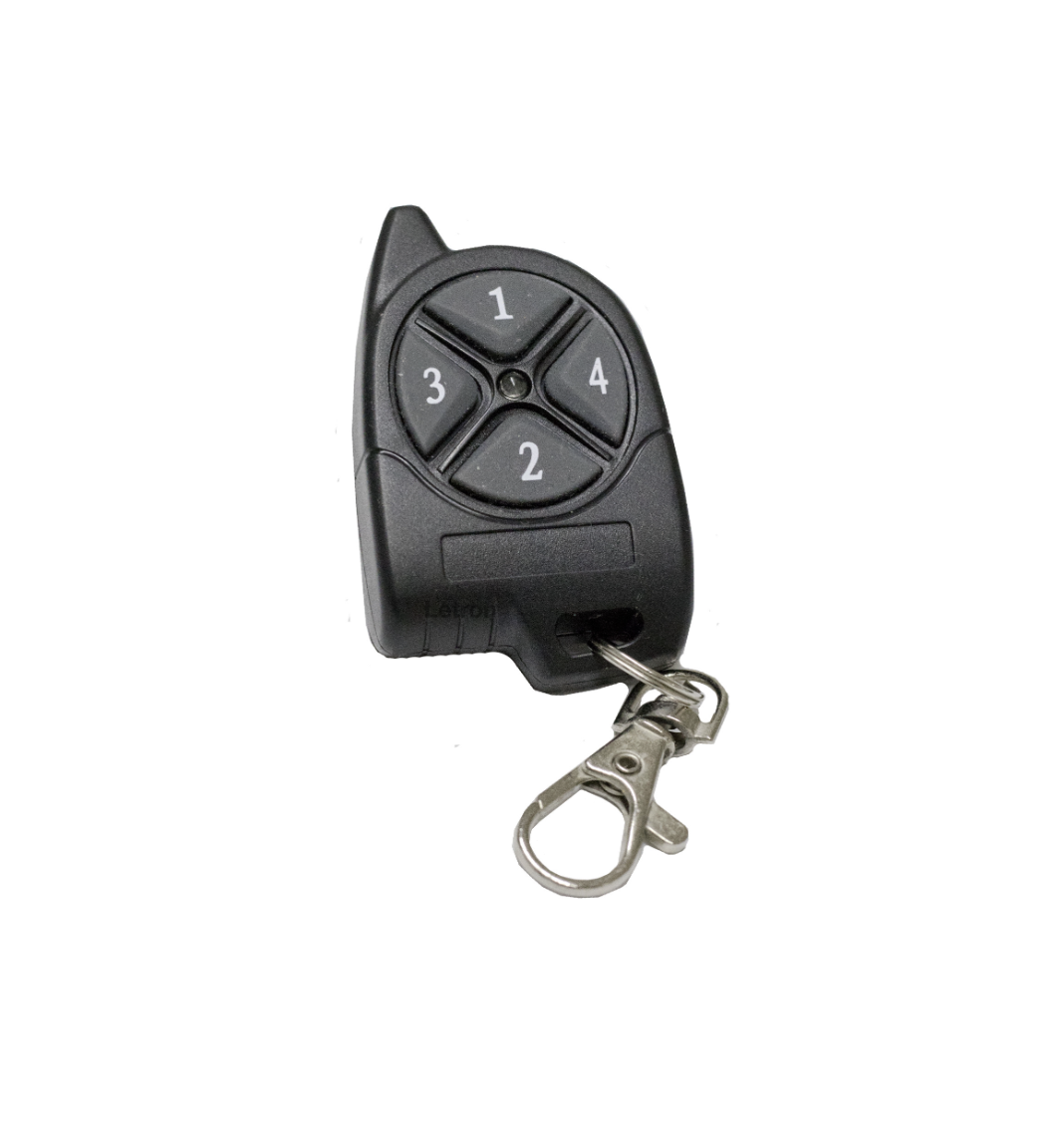 Letron compatible garage door remote control, ideal for automatic garage doors in Australia, available from SAMT.