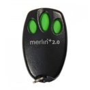 Merlin+ 2.0 garage door remote control with green buttons, SAMT Garage & Gate Automation, New South Wales, Australia.