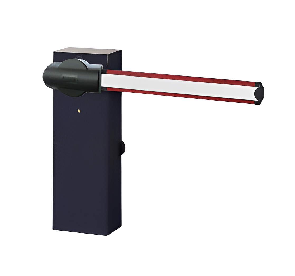 Heavy-duty automatic boom gate barrier for secure parking access, SAMT Garage & Gate Automation, New South Wales, Australia.