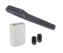 Single Ditec swing gate motor kit with receiver and two remotes sold by SAMT in Prestons, New South Wales, Australia.