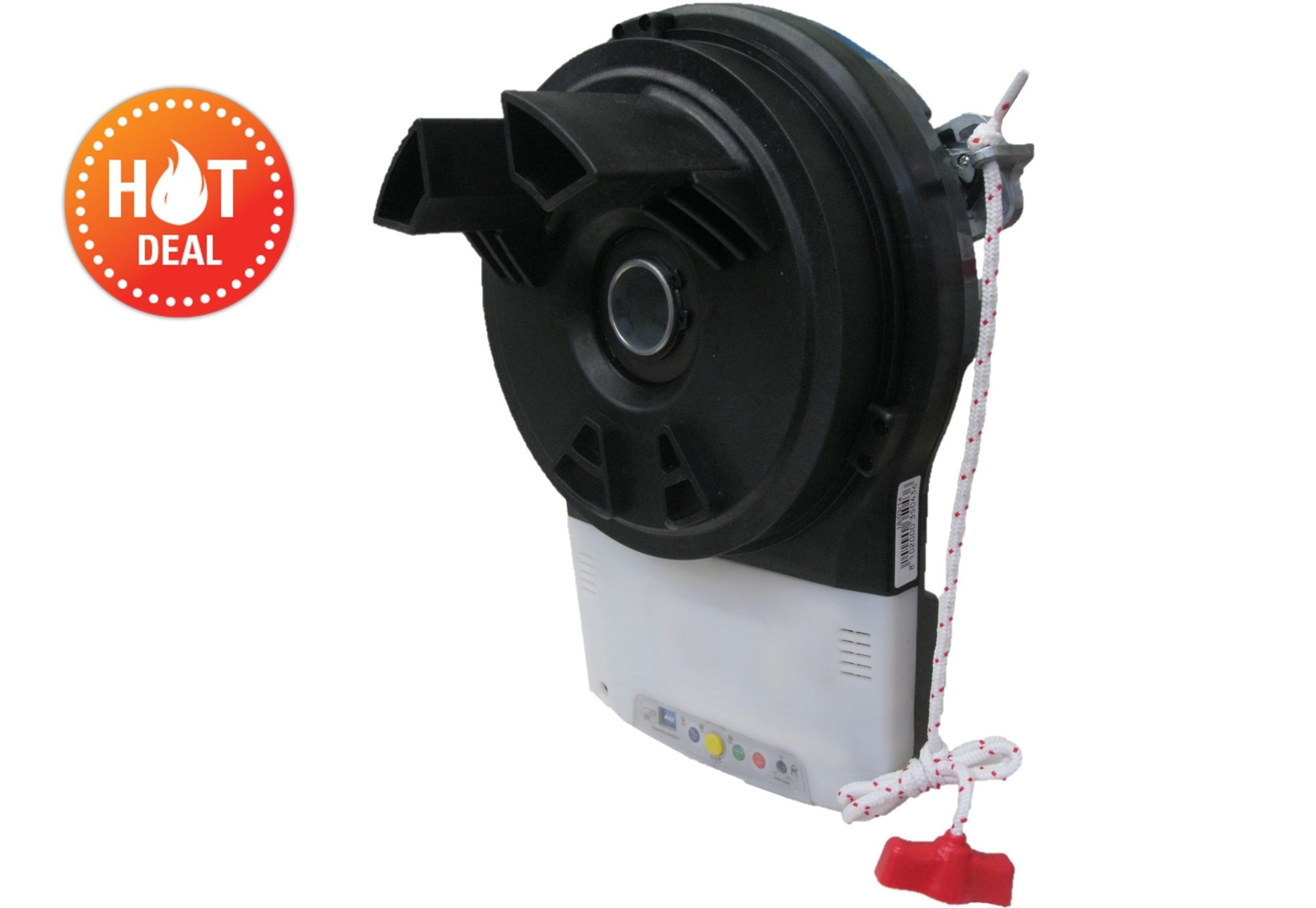 Automatic roller garage door opener with manual release, garage door services near me, SAMT, Prestons, New South Wales, Australia.