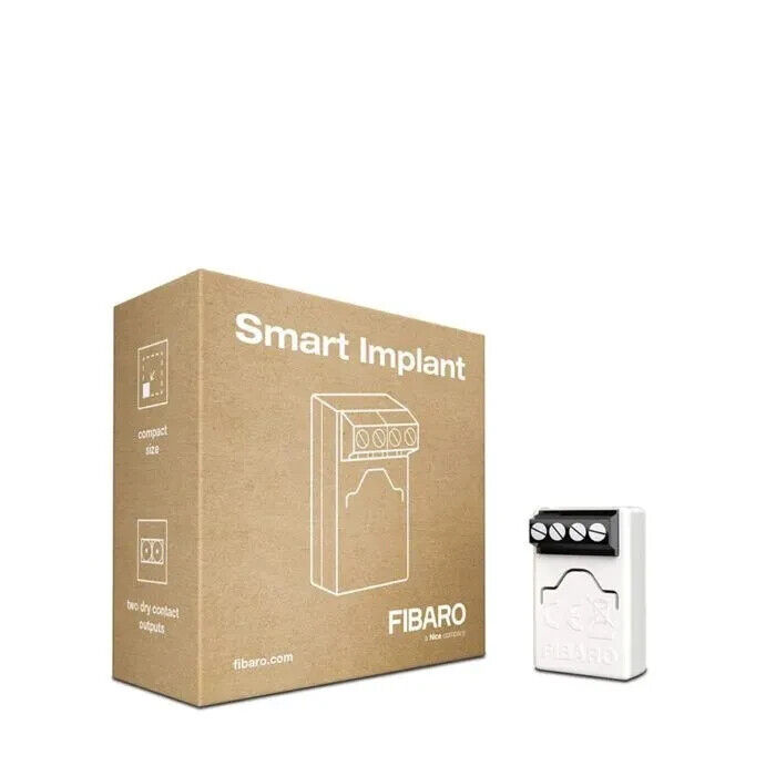 Fibaro smart implant module for smart garage door opener installation by SAMT in Prestons, New South Wales, Australia.