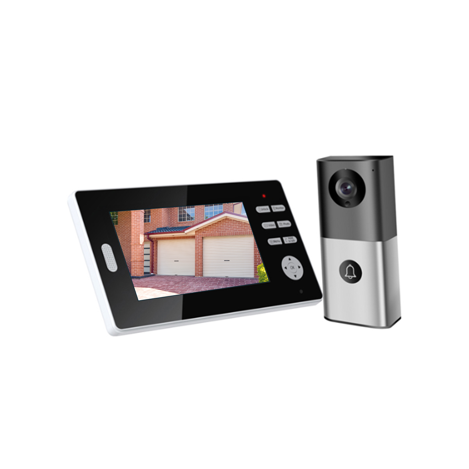 Inetcoms video doorbell camera and monitor for garage roller door automation by SAMT in New South Wales, Australia.