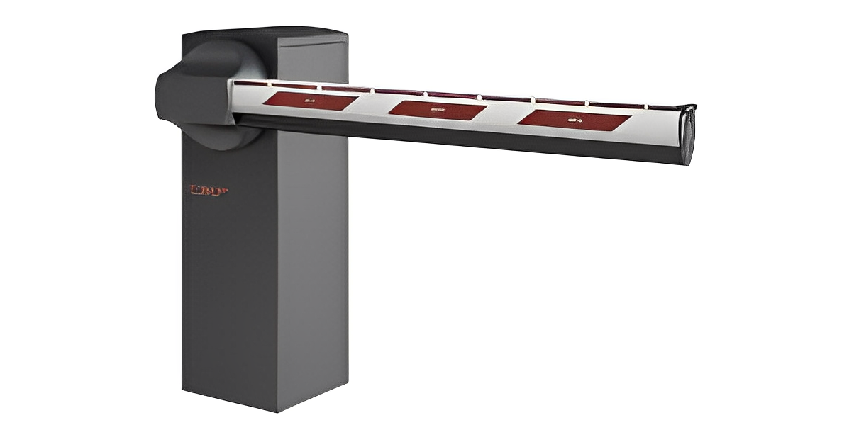 High-security automatic boom gate system for controlled entry by SAMT Garage & Gate Automation, Australia.