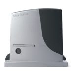 CAME sliding gate motor with front view and dimensions, SAMT Garage & Gate Automation, Prestons, New South Wales, Australia.