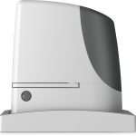 Modern automatic sliding gate motor, SAMT Garage & Gate Automation, Prestons, New South Wales, Australia.