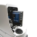 Open automatic gate motor housing showing circuit board, SAMT Garage & Gate Automation, Prestons, New South Wales, Australia.