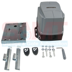 Complete sliding gate motor kit with remotes and hardware from SAMT Garage & Gate Automation, ideal for installation in Prestons, New South Wales, Australia.