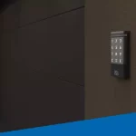 DEA illuminated smart keypad installed for automatic garage door access in Prestons, New South Wales, Australia.