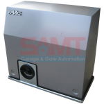 FAAC sliding gate motor unit with manual release, available from SAMT Garage & Gate Automation in Prestons, New South Wales, Australia.