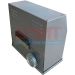 Compact sliding gate motor enclosure with visible gear mechanism by SAMT Garage & Gate Automation in Prestons, New South Wales, Australia.