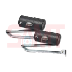 BFT above-ground swing gate motors with articulated arms for gate automation in Prestons, New South Wales, Australia