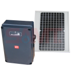 BFT Ecosol solar panel and control box kit by SAMT Garage & Gate Automation for automatic gates in Australia.