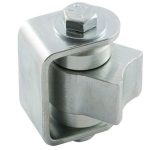 Heavy-duty metal hinge for sliding gate motors, SAMT Garage & Gate Automation, Prestons, New South Wales, Australia.