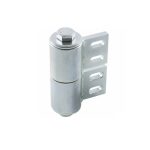 Professional welded gate hinge with mounting holes by SAMT Garage & Gate Automation in Prestons, New South Wales, Australia.