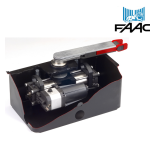 Single FAAC articulated arm underground gate actuator for automated swing gate systems in Prestons, New South Wales, Australia
