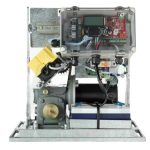 Heavy-duty underground gate motor unit with electrical components, gear mechanism, and battery pack for automated gates in Prestons, New South Wales, Australia