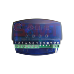 Top view of LIFE garage door remote receiver with wiring harness, SAMT Garage & Gate Automation in Prestons, New South Wales