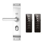 Smart door lock system with remote controls for automatic doors, SAMT Garage & Gate Automation, Prestons, NSW, Australia.