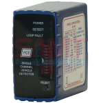 PCE single channel vehicle loop detector unit used for automatic gate or barrier control in Prestons, New South Wales, Australia