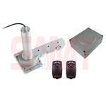 Internal mechanism of an underground automated gate motor system with exposed gears and electronic components in Prestons, New South Wales, Australia