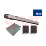 Nice swing gate motor kit with remotes and control box for automatic gate opener systems, SAMT Garage & Gate Automation, Australi