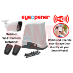 Smart automatic garage door opener kit with Wi-Fi camera and remotes by SAMT Garage & Gate Automation, Prestons, New South Wales, Australia.