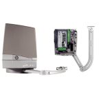 Life automatic swing gate motor with open control panel, SAMT Garage & Gate Automation, Prestons, New South Wales, Australia.