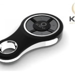 Black and silver Key Automation wireless remote control with company logo, presented on a white background in Prestons, New South Wales, Australia.
