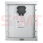 Rear view of BFT photovoltaic module, used for solar gate automation in Prestons, New South Wales, Australia.