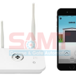 B&D smart garage door opener hub with mobile app for remote control in Prestons, New South Wales, Australia.