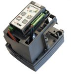 Life automatic gate motor housing with smart control panel, for smart garage door opener, SAMT Garage & Gate Automation, Prestons, New South Wales.