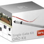 BFT single gate ORO Kit box for automatic gate opener from SAMT Garage & Gate Automation in Prestons, New South Wales, Australia.