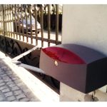 Metal electric lock with key mechanism and mounting bracket for gate security in Prestons, New South Wales, Australia