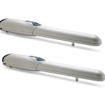 Pair of Nice linear swing gate motors for automatic garage door opener systems in New South Wales, Australia.