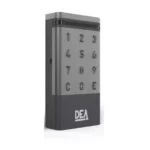 DEA wireless keypad, angled product photo, on white background in Prestons, New South Wales, Australia.