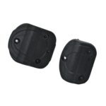 Safetech Safestop Polymer Gate Stop – Pair Image of two Safetech “SAFESTOP” polymer stops side by side. Suitable for double-door or gate setups to ensure both sides are securely and safely stopped upon closing By SAMT Garage & Gate Automation in Prestons, New South Wales, Australia.