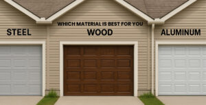 What’s the Best Garage Door for Your Home – Steel, Wood, or Aluminum?