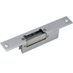 Electric strike lock for automatic garage door opener installation by SAMT in Prestons, New South Wales, Australia.