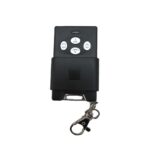 Multi-button garage door remote opener with keychain, available from SAMT Garage & Gate Automation, Prestons, New South Wales, Australia.